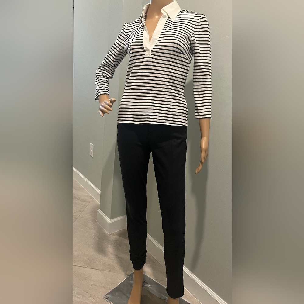 Elie Tahari "Selena" Black Denim Jean's in Size 2    NWT